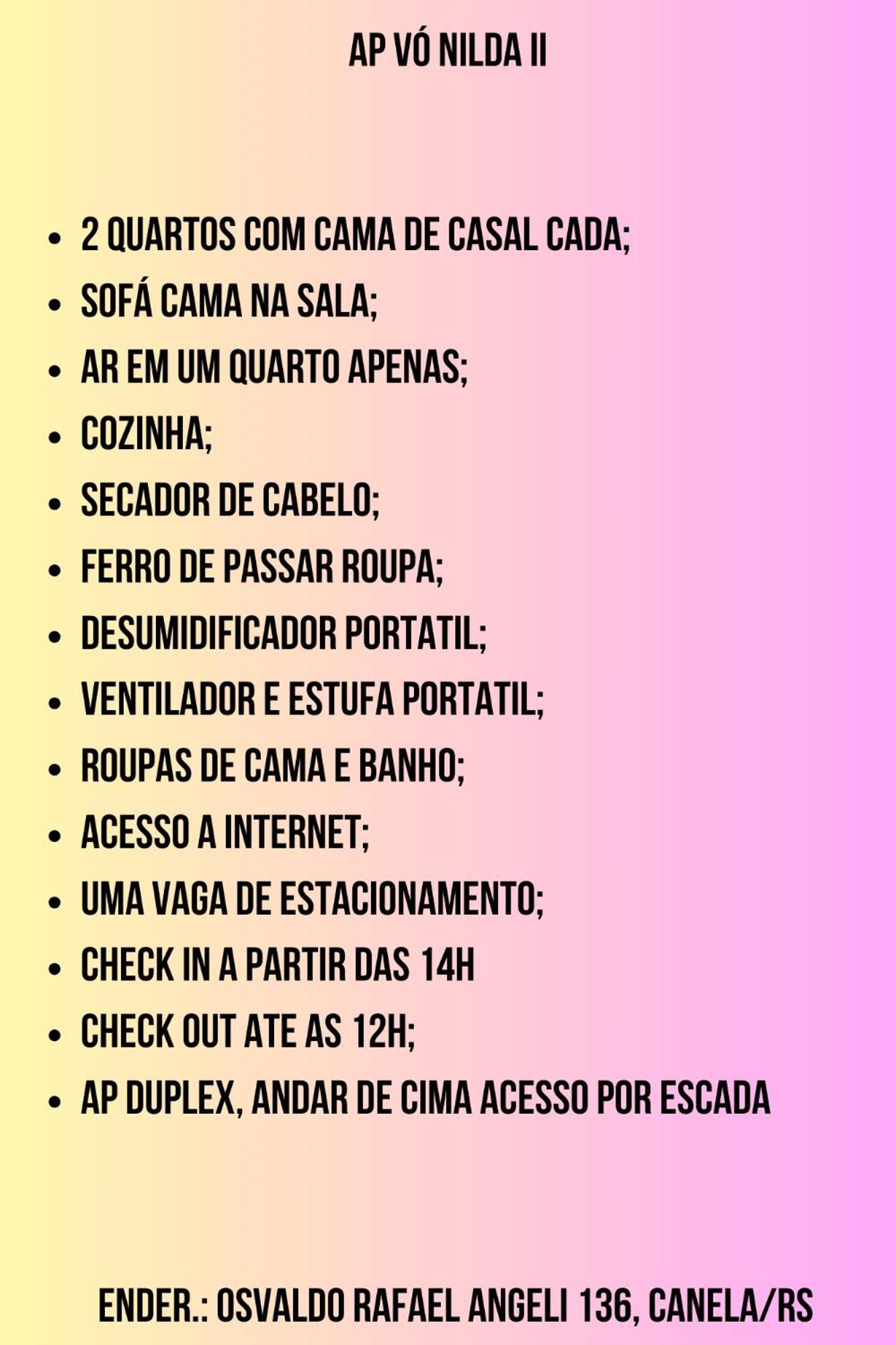 Appartamento Residencial Vo Nilda II Canela Esterno foto
